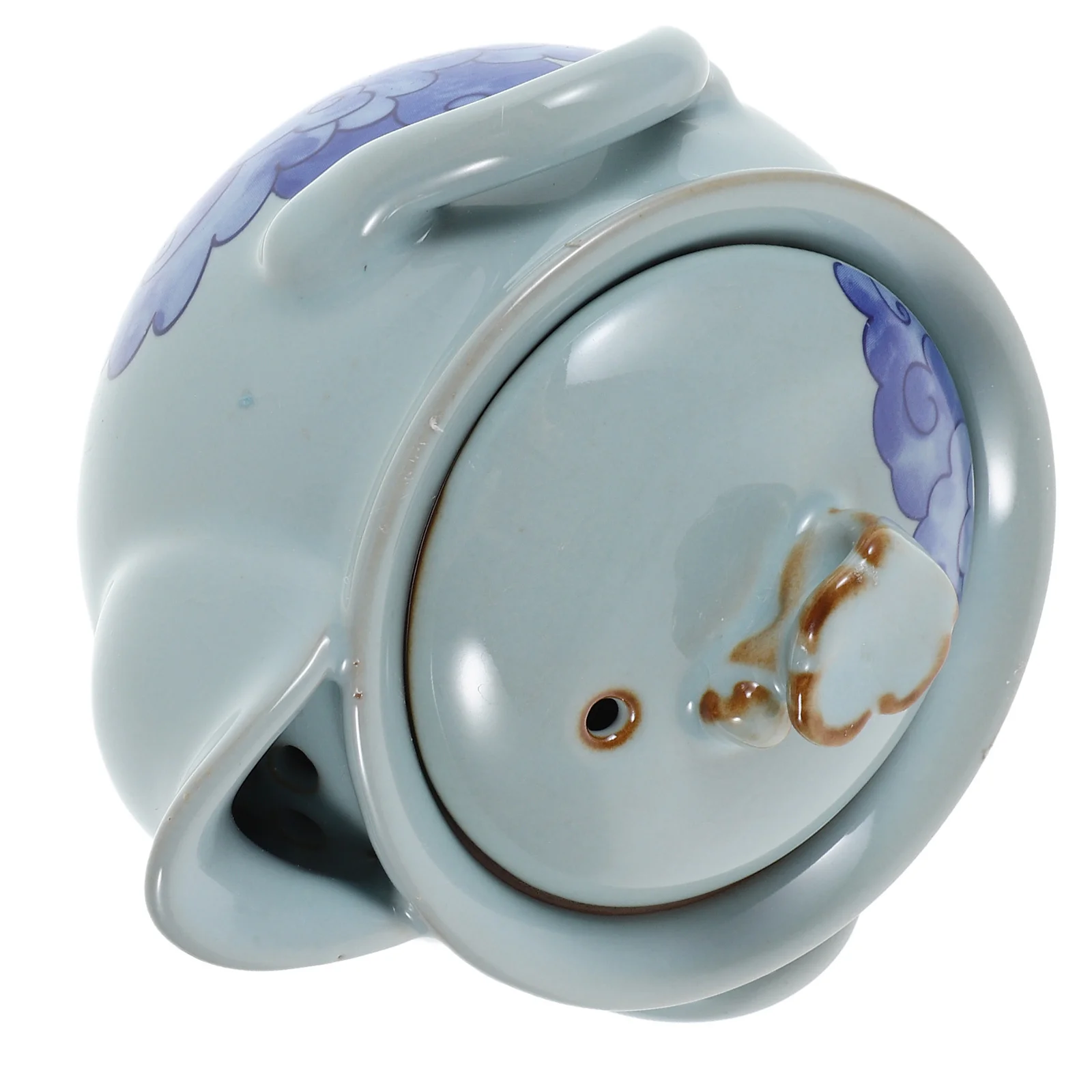 

Oriental Ceramic Teapot Vintage Elegance Loose Leaf Tea Pot Easy Clean Smooth Surface for Cozy Tea Corner Ceramic Teapot