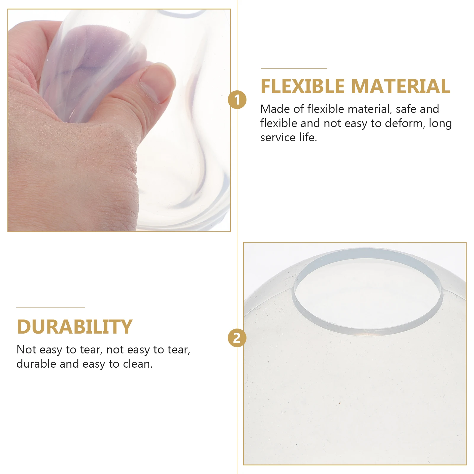 

6 Pcs Crystal Ball Mold Round Shaped Molds for Resin Decorate Silicone Silica Gel Sphere
