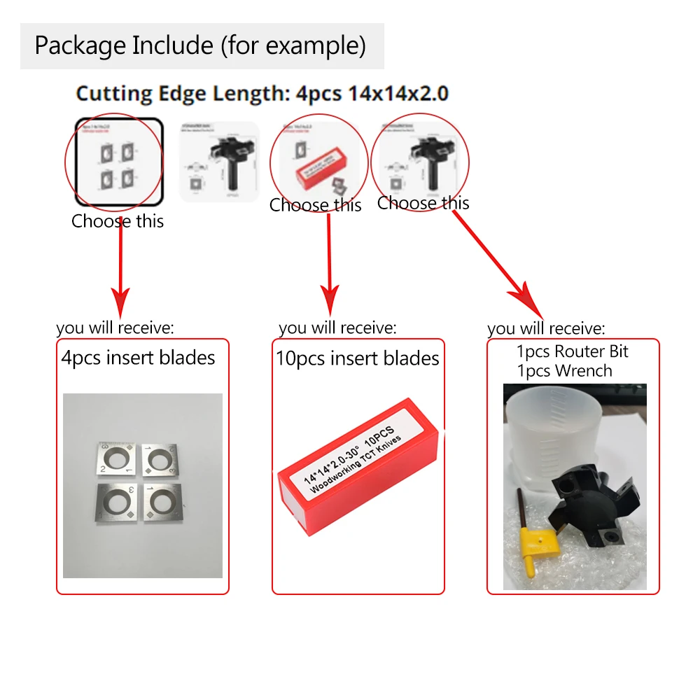 1PCS Spoilboard Surfacing Router Bit 4 Flutes CNC Wood Planer Bit Face Mill Milling Cutter for Wood Insert Replaceable Blade bit