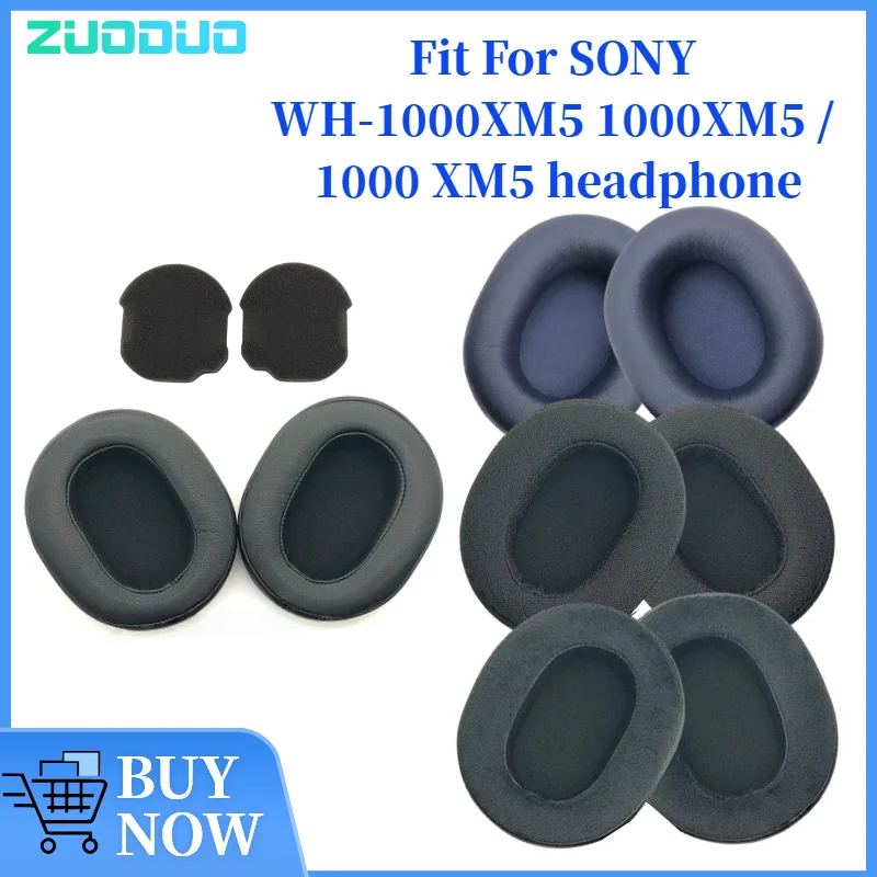 

ZUODUO Earphone Ear Pads For SONY WH-1000XM5 1000XM5 / 1000 XM5 Earpads Sponge Soft Foam Cushion Replacement Headphones