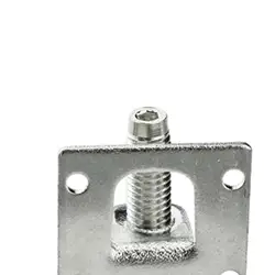 4x Leveling Foot Adjustable Easy to Install Cabinet Legs Extension Steel Leveler Feet for Shelves Home Bookcase Bedroom Couch