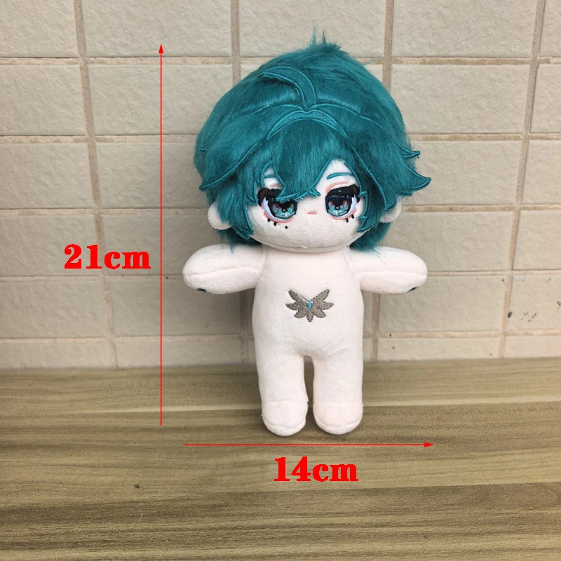 Latest 21cm Stuffed With Skeleton Flexible Cosplay Lohen Plush Toys Genshin Impact Anime Game Body Dress-up Figure Plushie Doll