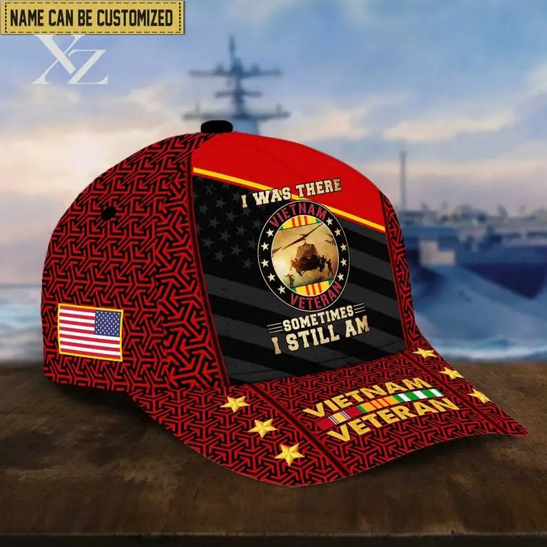 Vietnam Veteran Hats For Men Vietnam War I Was There Cap Veteran Baseball Caps Mens Patriotic Cap Military Veteran Hats Vietnam