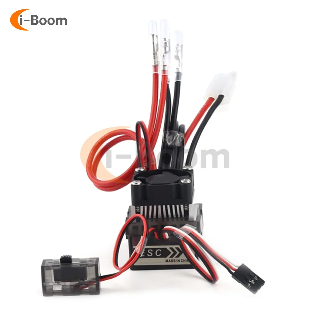 320A ESC Brushed Speed Controller 6-16V HSP Model Accessories Speed Controller With Cooling Fan W/2A BEC For RC Boat U6L5 G2I7