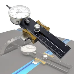 Dial Indicator Table Saw Gauge A-Line It Basic Kit - Table Saw Blade Parallelism Corrector for Woodworking Aligning Calibrating