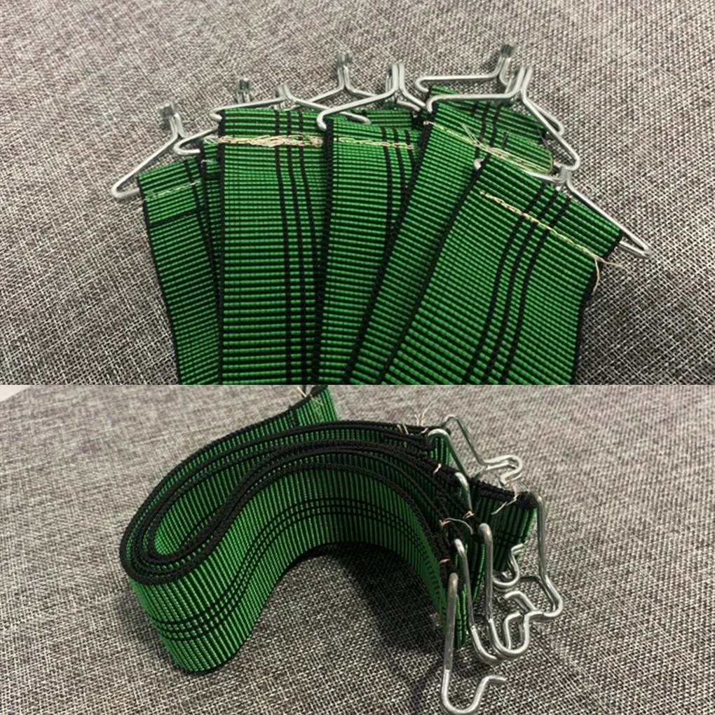 Green Elastic Reinforced Belt For Foldable Recliner Chairs - Strong And Multipurpose Easy To Elastic Band Anti-break 3