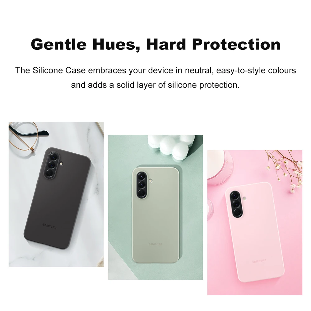 Oryginalne silikonowe etui Samsung Galaxy A56 5G do Galaxy A56 Luksusowe, miękkie w dotyku, silikonowe etui ochronne EF-PA566 — zdjęcie produktu 6