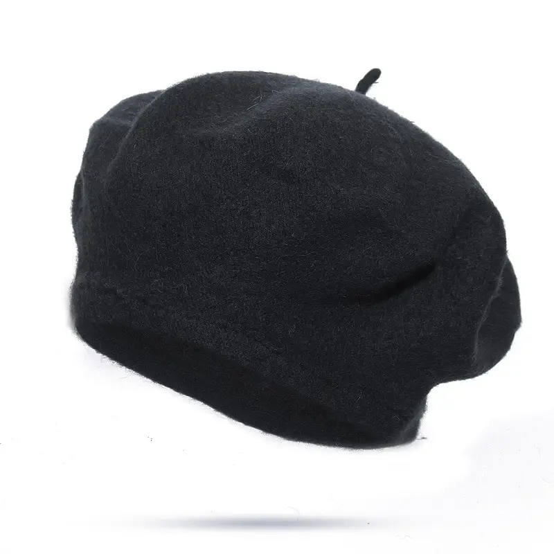 New Fashion Women Wool Thick Berets Artist French Painter Hat Girls Female Warm Walking Cap