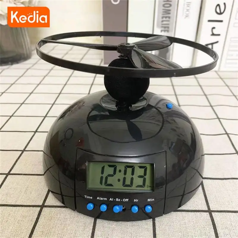 Alarm Clock Creative Digital Display Flying Clock Led Clock Home Gadget Bedroom Bedside Clock Desktop Clock