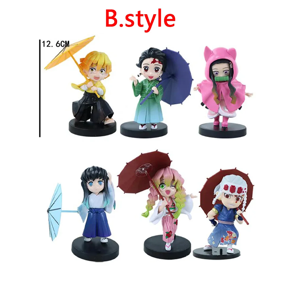 Original Demon Slayer Blind Box Figur Plum Rain Serie Kochou Shinobu Tomioka Giyuu Kanroji Mitsuri Mystery Box Figur Spielzeug Geschenk