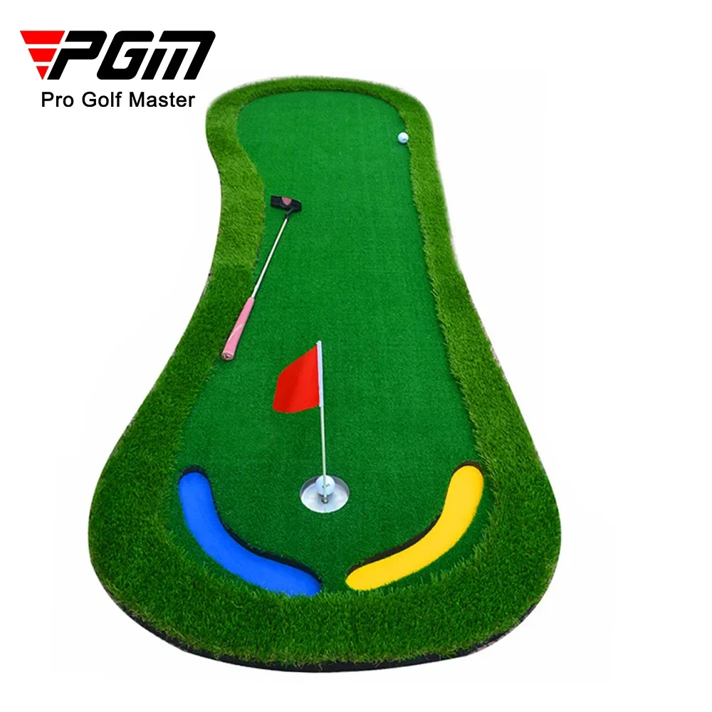 

PGM Golf Artificial Green Putter Practicer Portable Version Golf Practice Blanket 95x300cm Indoor Sports Kit Pad