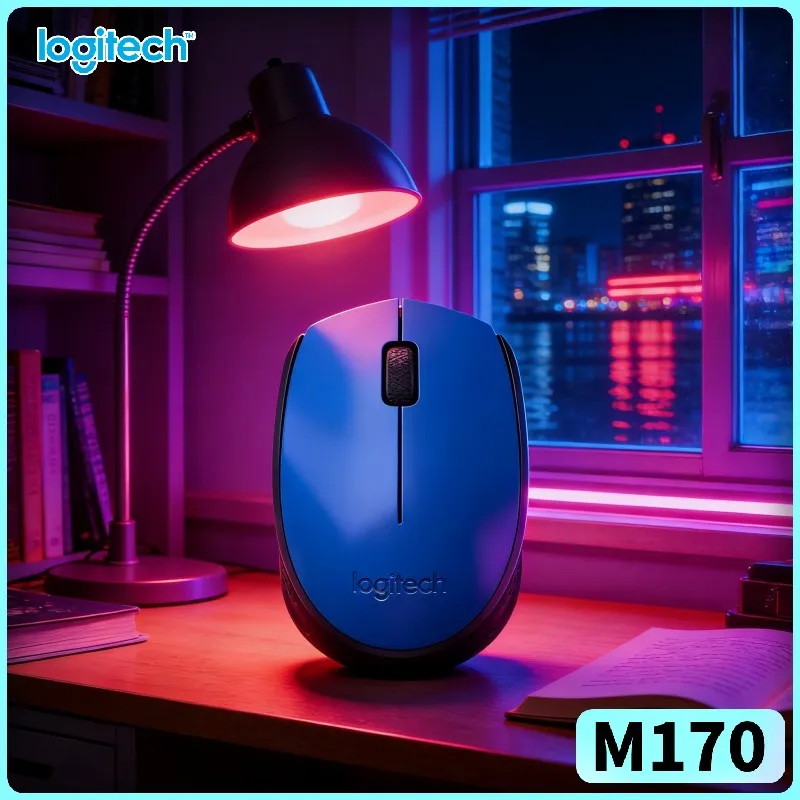 

Беспроводная оптическая мышь Logitech M170 Light-Grip, 2,4 ГГц, радиус действия 10 м, 12 месяцев автономной работы, для дома и офиса, для ежедневного использования