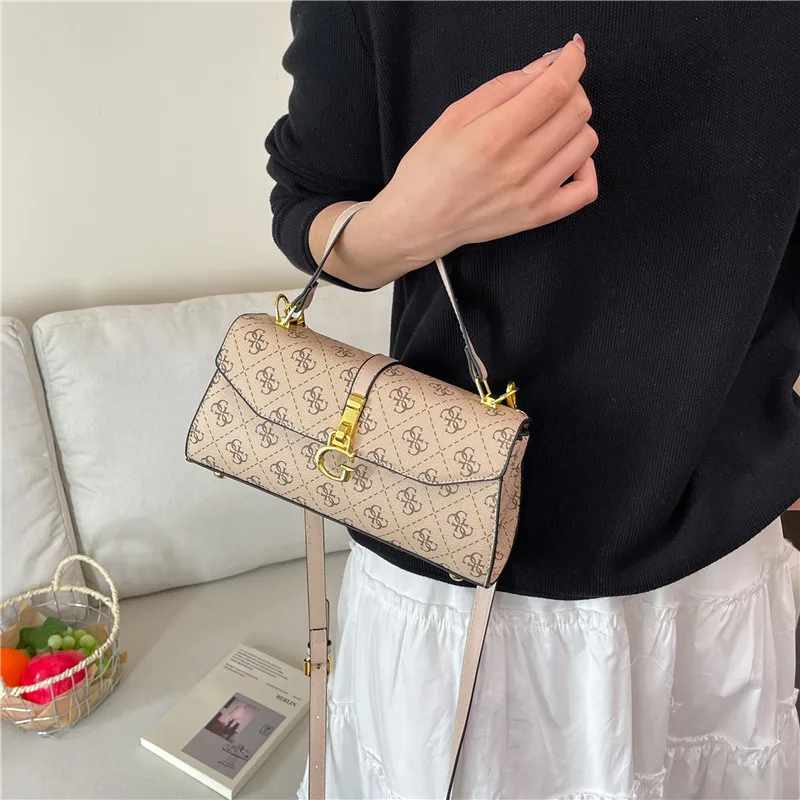 Square Satchels Diaper Bag For Women Vintage Casual Simple Fashionable Shoulder Bag Commuter Tote Messenger Purse High End - view 3