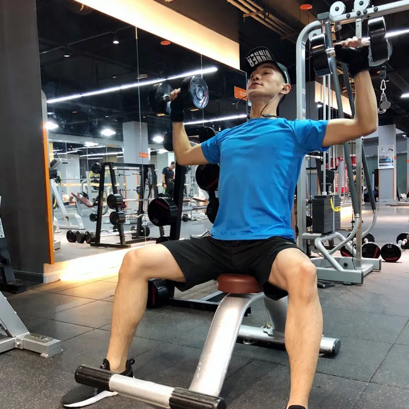 Men's Quick Dry Reflective Sport T‑Shirts Athletic Running Jogging Tops Soccer Jersey Gym Fitness Workout Sportswear
