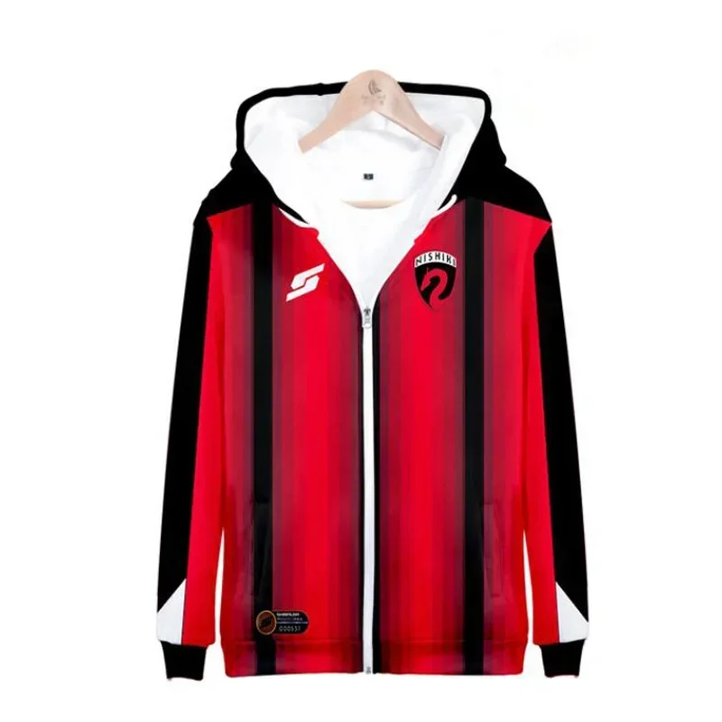 3D print anime Captain tsugasa Ozora tsuasa Kojiro hyga costume Unisex hoodie zipper hooded jacket soccer jerseys uniform