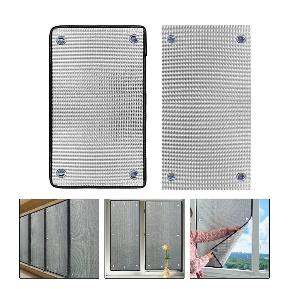 

Window Sun Shade Film Double-Layer Aluminum Foil Insulation Film Sunshade Shad Home UV Protect Film Thicken Sash Roof Insulation