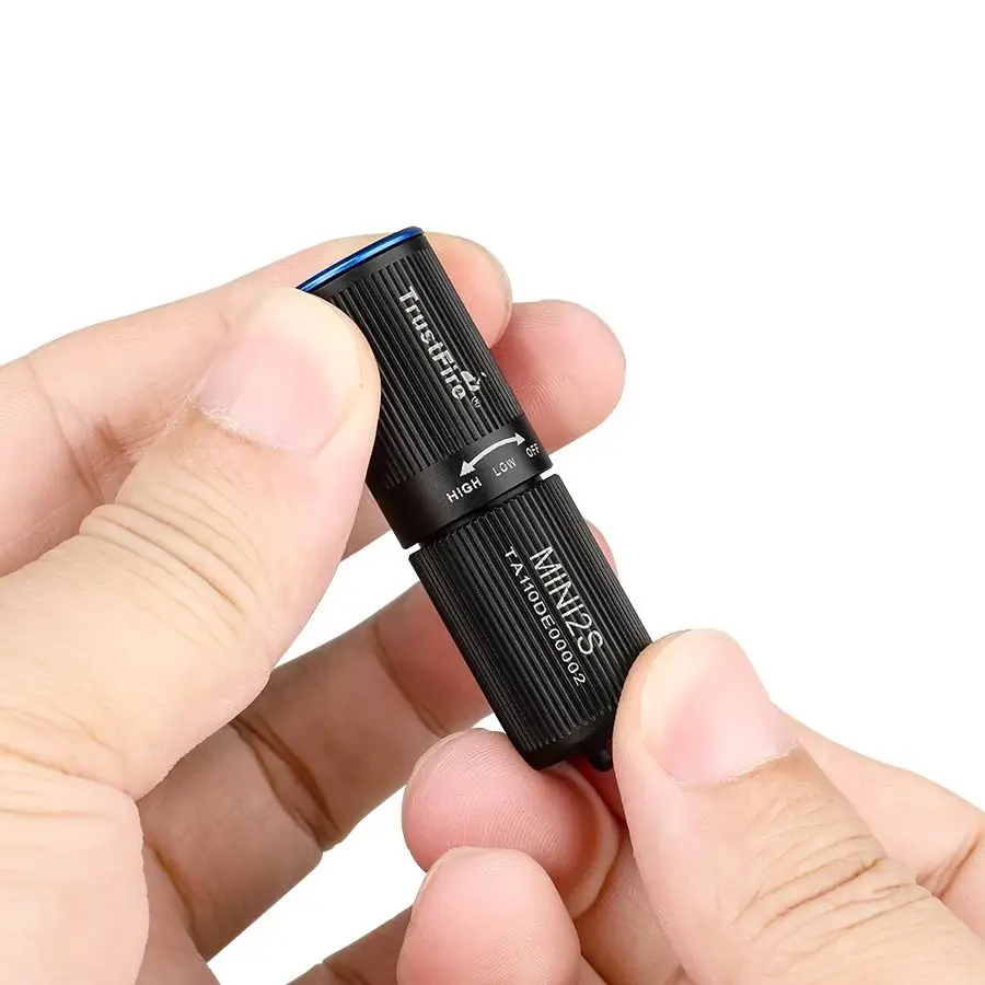 

Trustfire-Mini2s Rechargeable LED Flashlight Portable EDC Keychain Mini Torch Handy Pocket Lantern USB Charging 220LM