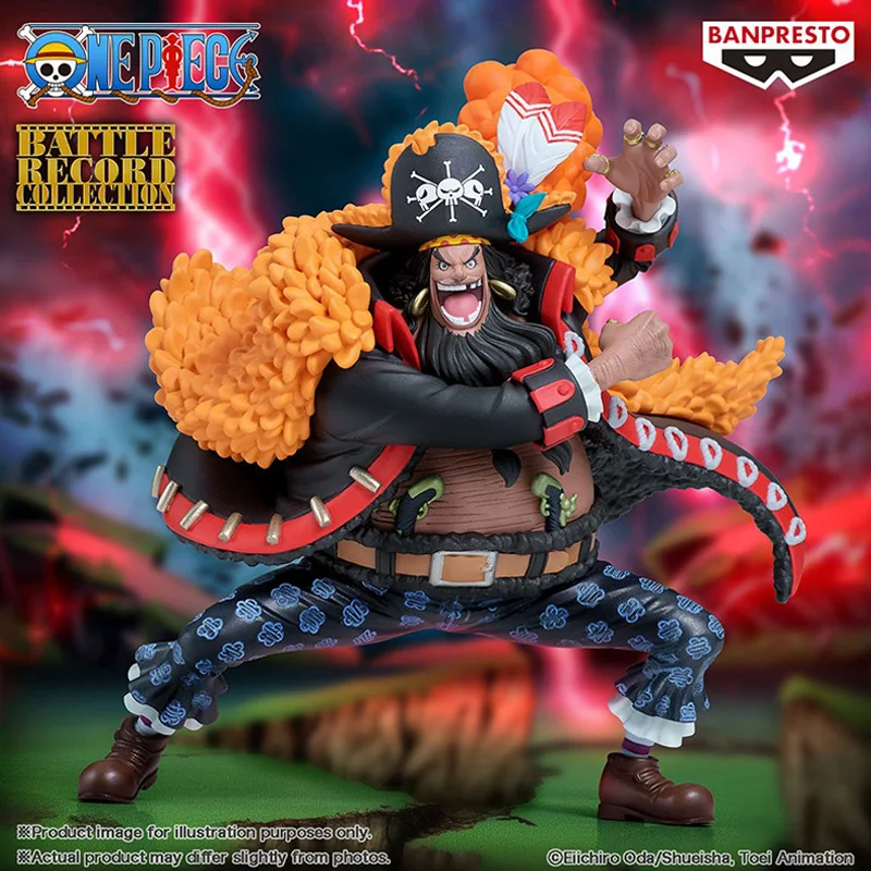 

11cm Genuine Bandai Banpresto One Piece BRCD Moment of Battle Marshall D Teach Anime Action Figure Model Toys Gift for Birthday