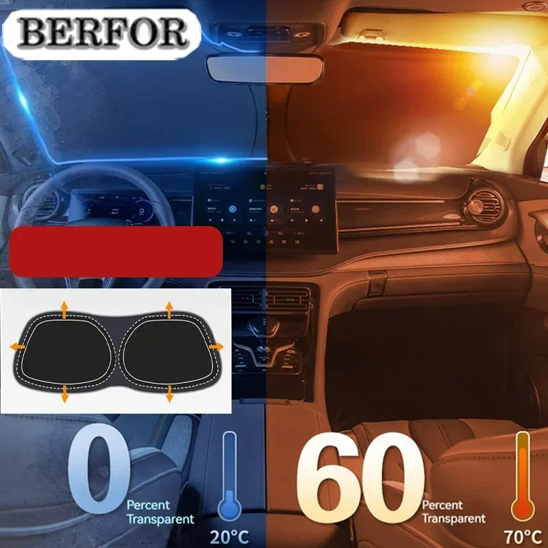 لسيارات BMW 3 Series G20 G28 2021-2023 زجاج سيارة نانو عازل ظلة نافذة أمامية حاجب من الشمس ملحقات داخلية للسيارات #5