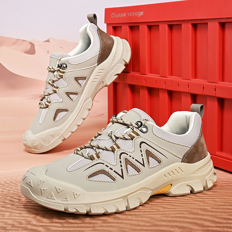 

Новинка 2024, мужская повседневная обувь больших размеров, кожаные туфли на толстой подошве, сшитые вручную лоферы, модная мужская обувь