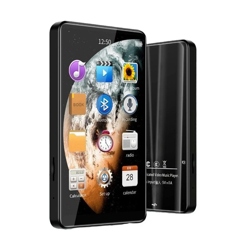 

X20 MP3 MP4 Player Bluetooth Speaker MP3 MP4 Music Player Lossless Walkman 4 Inch Touch Screen Video E-Books FM Radio Recorder