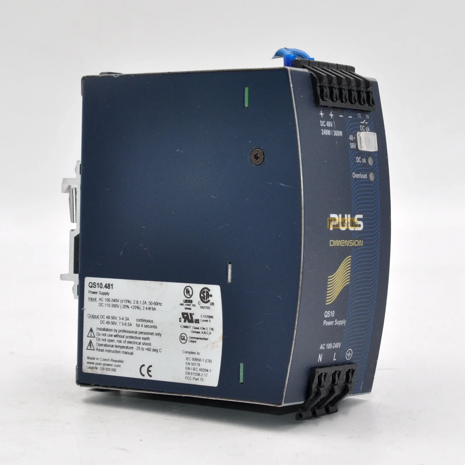 Germany QS10.481 48V 5A Power Supply Disassembly Machine Function Is Normal