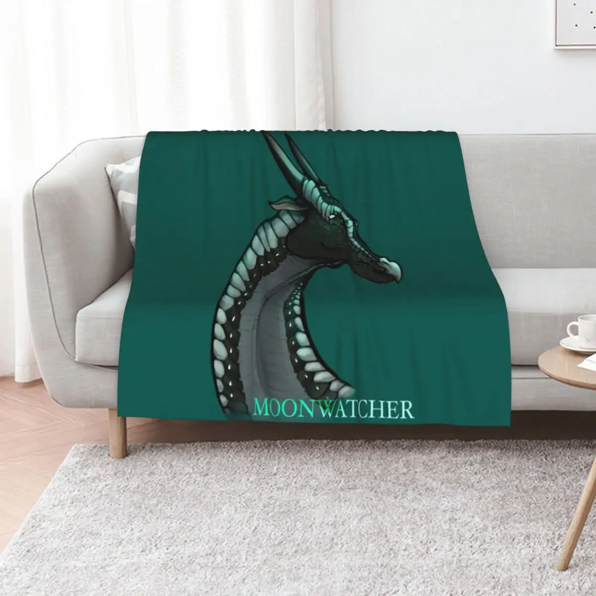 Wings of Fire - Moonwatcher Throw Blanket heavy to sleep Fashion Sofas Soft Plush Plaid Furry Soft Big Bed Fashionable Blankets