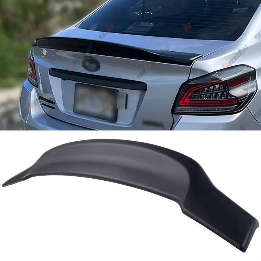 

Спойлер багажника, совместимый с Subaru WRX WRX STI 2015201, R Style Duckbill подходит для 15-21 4-дверного седана, матовая губа с высоким ударом на крыле