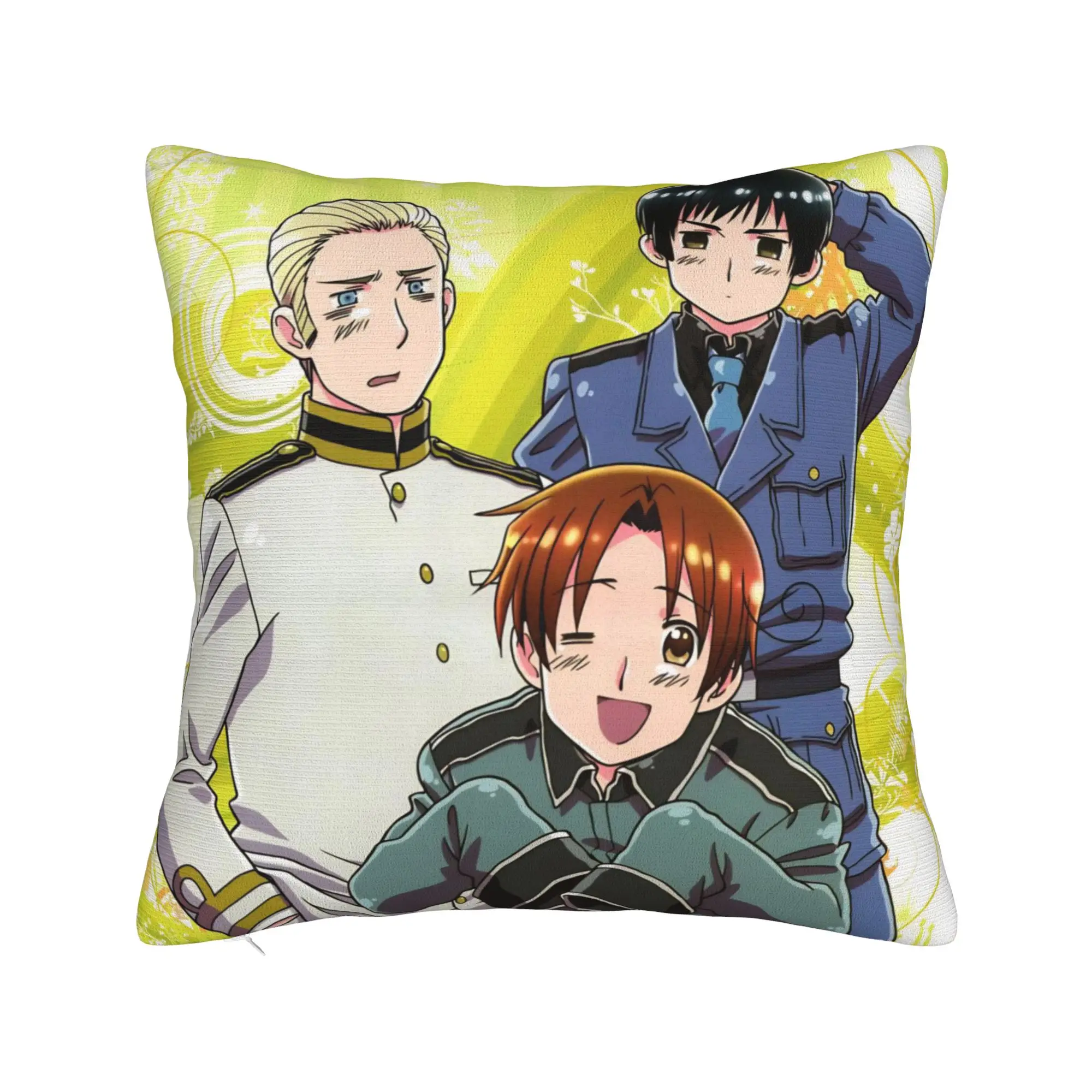 Hetalias Axis Powers Pillowcase Stuff Printed Cushion Cover Gift  Throw Pillow Case Cover Sofa Multiple Sizes