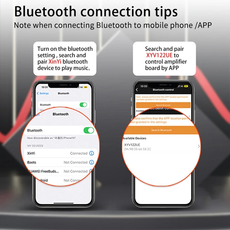 X15H 15WX2 Estéreo Digital Power Audio AMP Amplificador Theater Controle Remoto HIFI 5.1 Placa Amplificadora Bluetooth