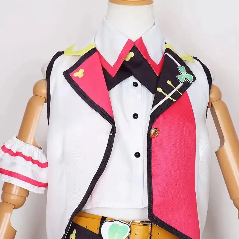 ดีดี 12 โปรเจ็กต์ เซไคสีสันเวที Feat MORE JUMP โมโมอิ ไอริคอสเพลย์ชุดวิกผมฮาโลวีนผู้หญิงสาวของขวัญโลลิต้าชุด