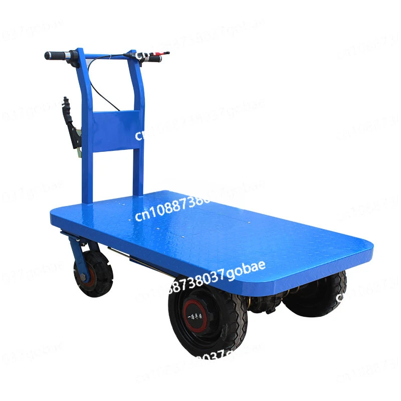 CX Elevator Hand Push Four-Wheel Folding Construction Site Battery Handling Push-Pull Truck