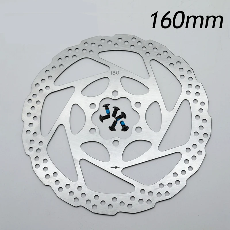 MTB Road Disc Brake/Cyclocross Bike Brake Disc 44mm 6-Bolt,Centerline 140mm 160mm 180mm 203mm Bicycle Brake Rotor Bicycle Parts