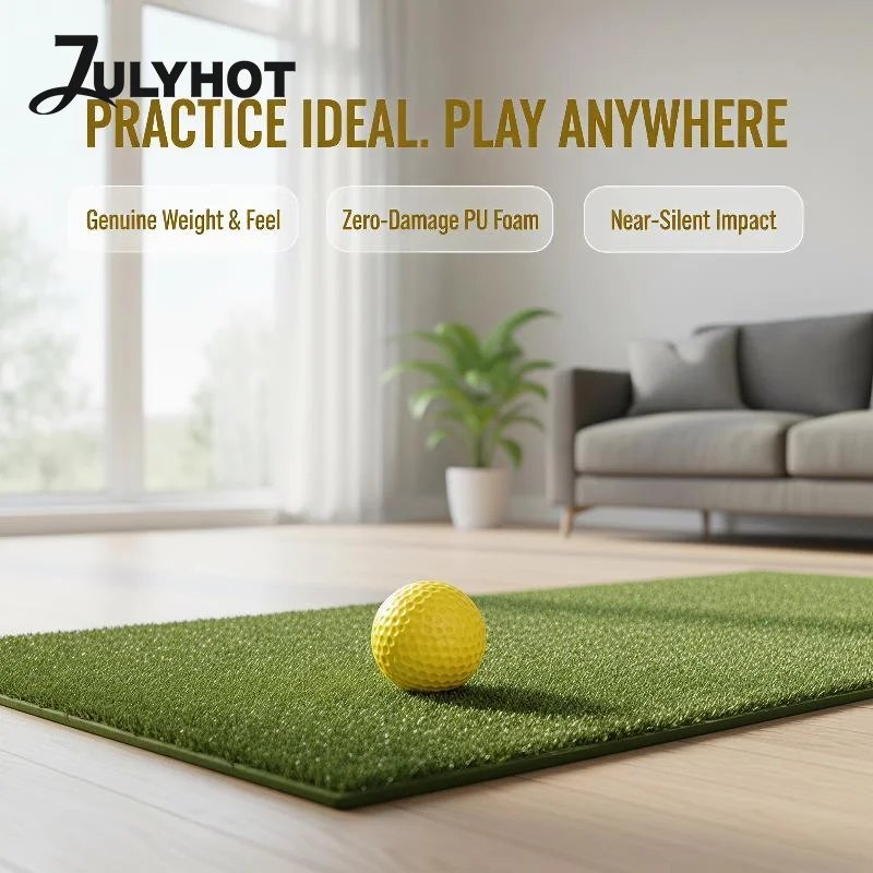 Golf Balls 10pcs Indoor Or Outdoor Practice Golf Balls Yellow PU Soft Golf Balls Golf Training Aid Balls