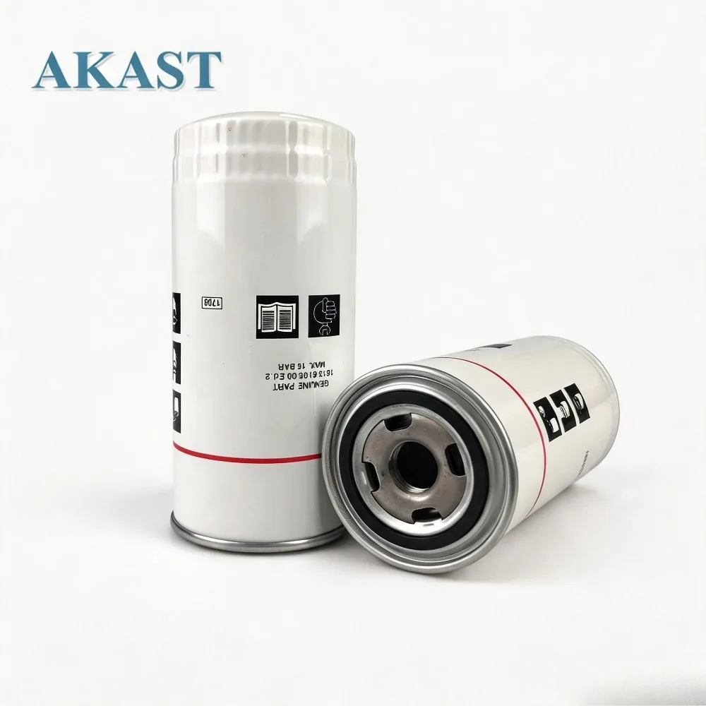 1613610500 1613610501 1613610502 Oil Filter Element Replacement Part For Atlas Copco Air Compressor Spin‑on Filter