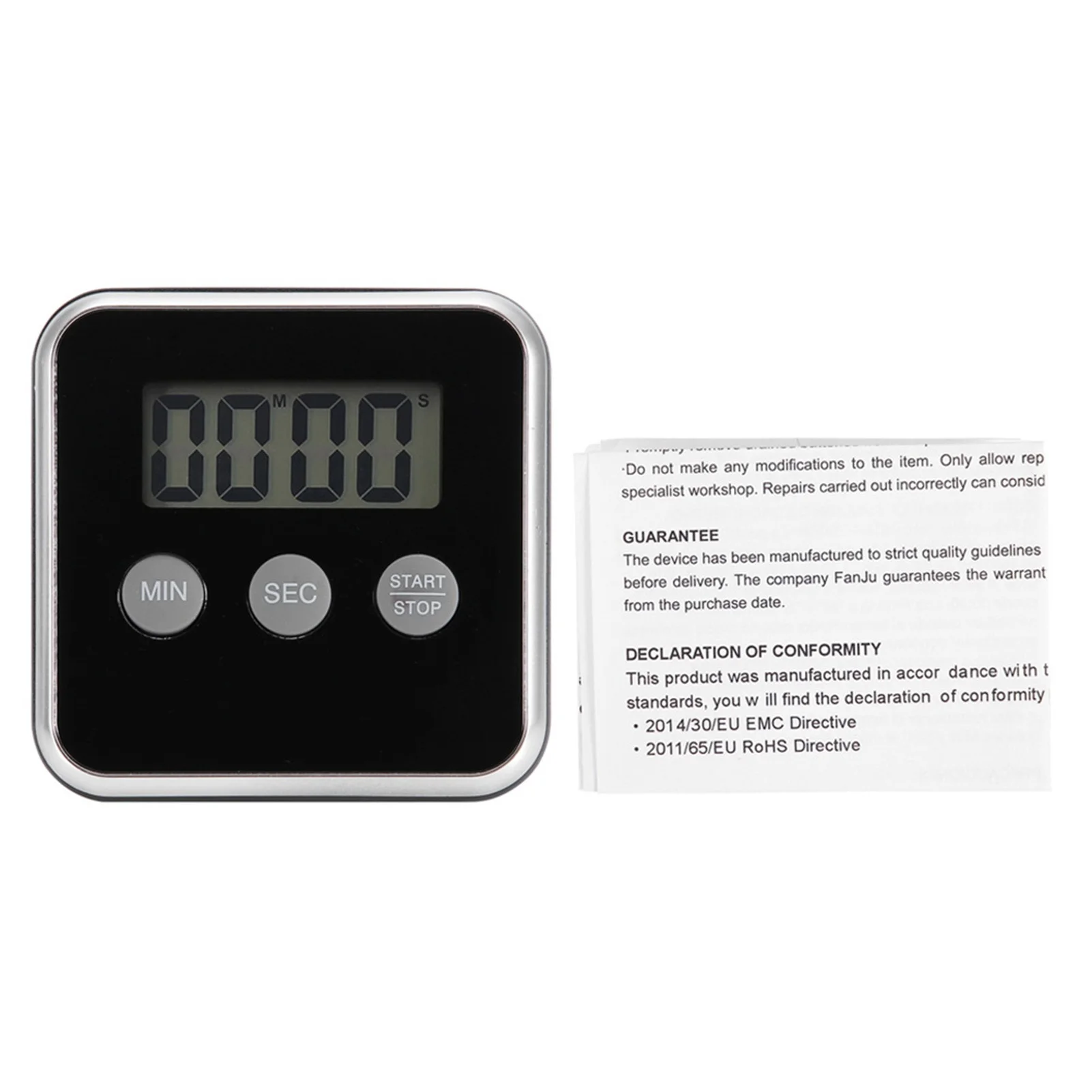 Digital Mini Timer Loud Alarm Magnetic Kitchen Cooking Countdown