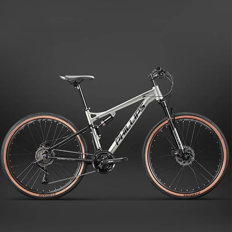 Manufacturer's 29-Inch Aluminum Alloy MTB Bicycle Full Suspension Mountainbike with Disc Brake System