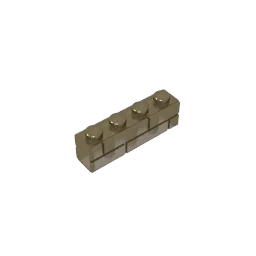 MOC PARTS DIY GDS-632 Brick Special 1x4 with Masonry Brick Profile compatible with lego 15533 children\'s toys Assembles Modified