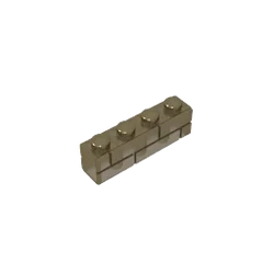 MOC PARTS DIY GDS-632 Brick Special 1x4 with Masonry Brick Profile compatible with lego 15533 children's toys Assembles Modified