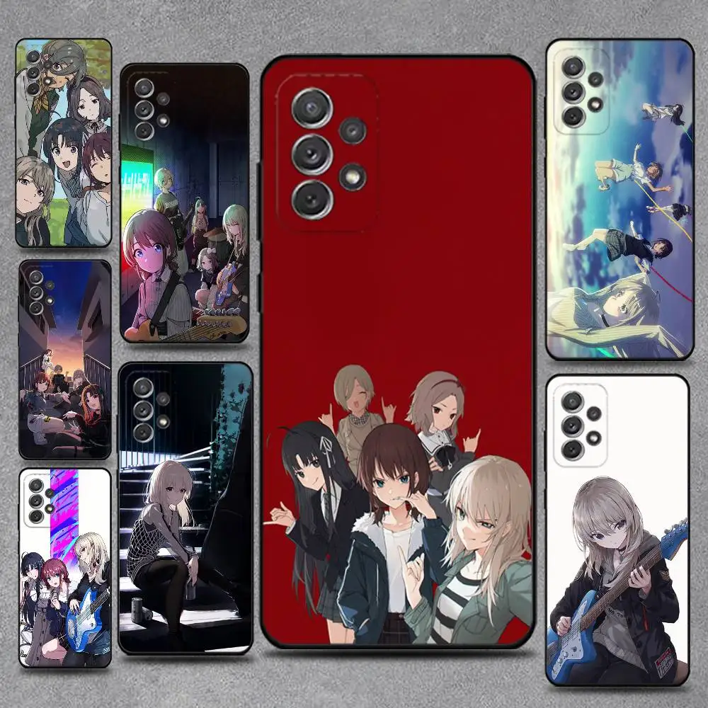 

Japan Anime G-Girls Band Cry Phone Case For Samsung S25,S24,S21,S22,S23,S30,Ultra,S20,Plus,Fe,Lite,Note,10,9,5G Black Cover