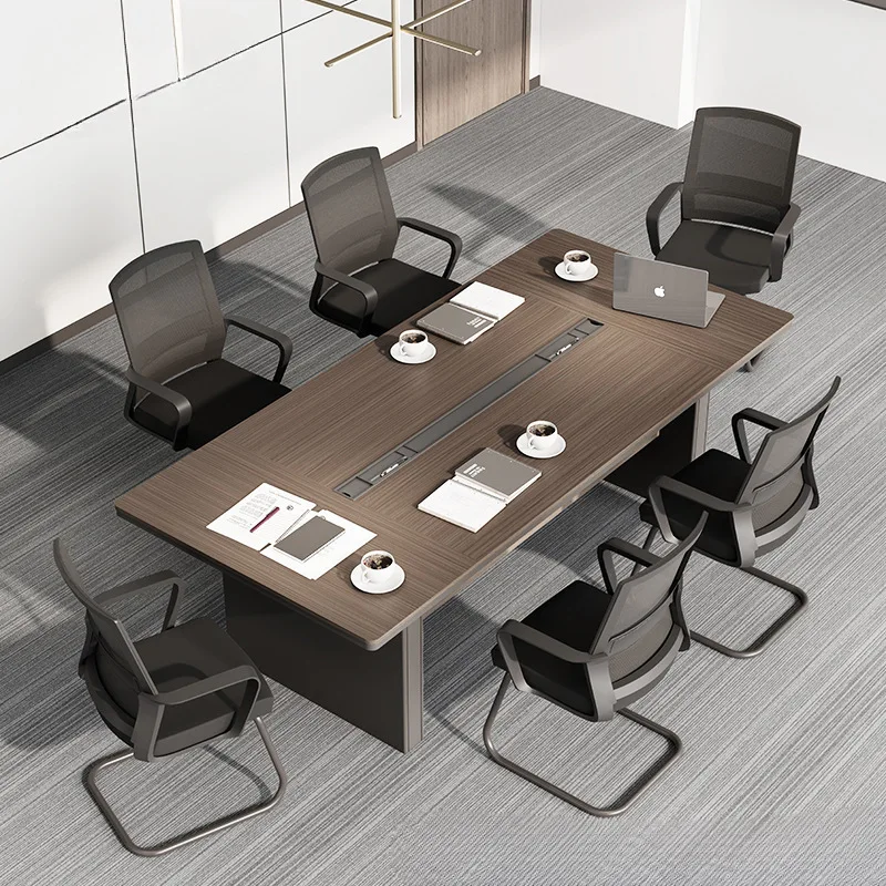 Staff Table Office Conference Room Long Table Conference Table And Chair Simple Modern Training Table Reception Desk Long