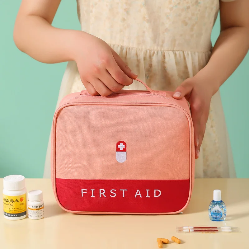 Household First Aid Storage Case Portable Outdoor Storage Bag Medical Bag Travel Medicine Bag