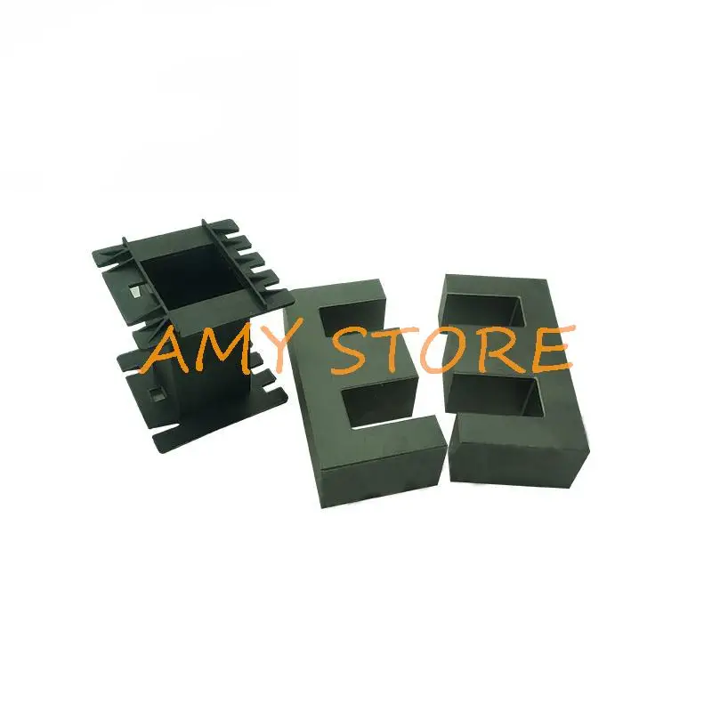 EE110 High Frequency Transformer Ferrite Magnetic Core Vertical Coil Former Bobbin Whole Set