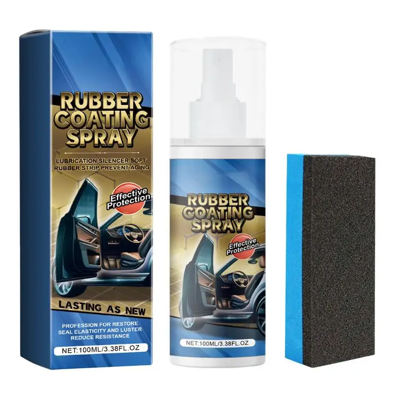 

Car Rubber Restorer 100ml Rubber Cleaner Spray Effective Mulfunctional Car Rubber Cleaner For Dashboards Wheel Eyebrows Jeeps