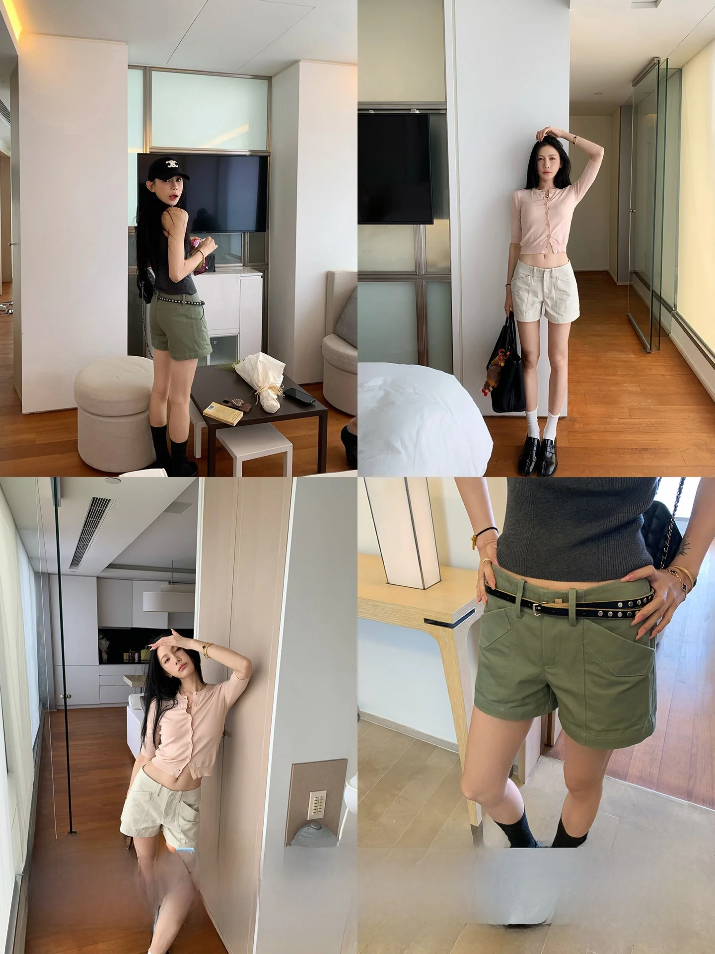 

Женские повседневные шорты Young Kylin в корейском стиле, прямые, из хлопка, для летнего сезона, дышащие, комфортные, с естественной линией талии