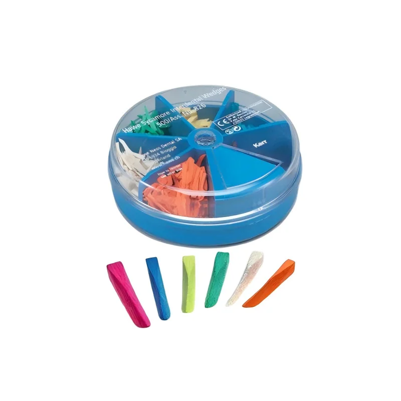 

Стоматологические межзубные клинки Kerr Hawe: деревянные клинки для разделения зубов, стабилизации матричной ленты, инструмент для композитной реставрации