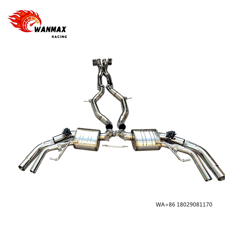 

Выхлопная система Catback из нержавеющей стали для S550 W222 C217 M278 4.7T V8, улучшает звук и мощность, быстрая доставка