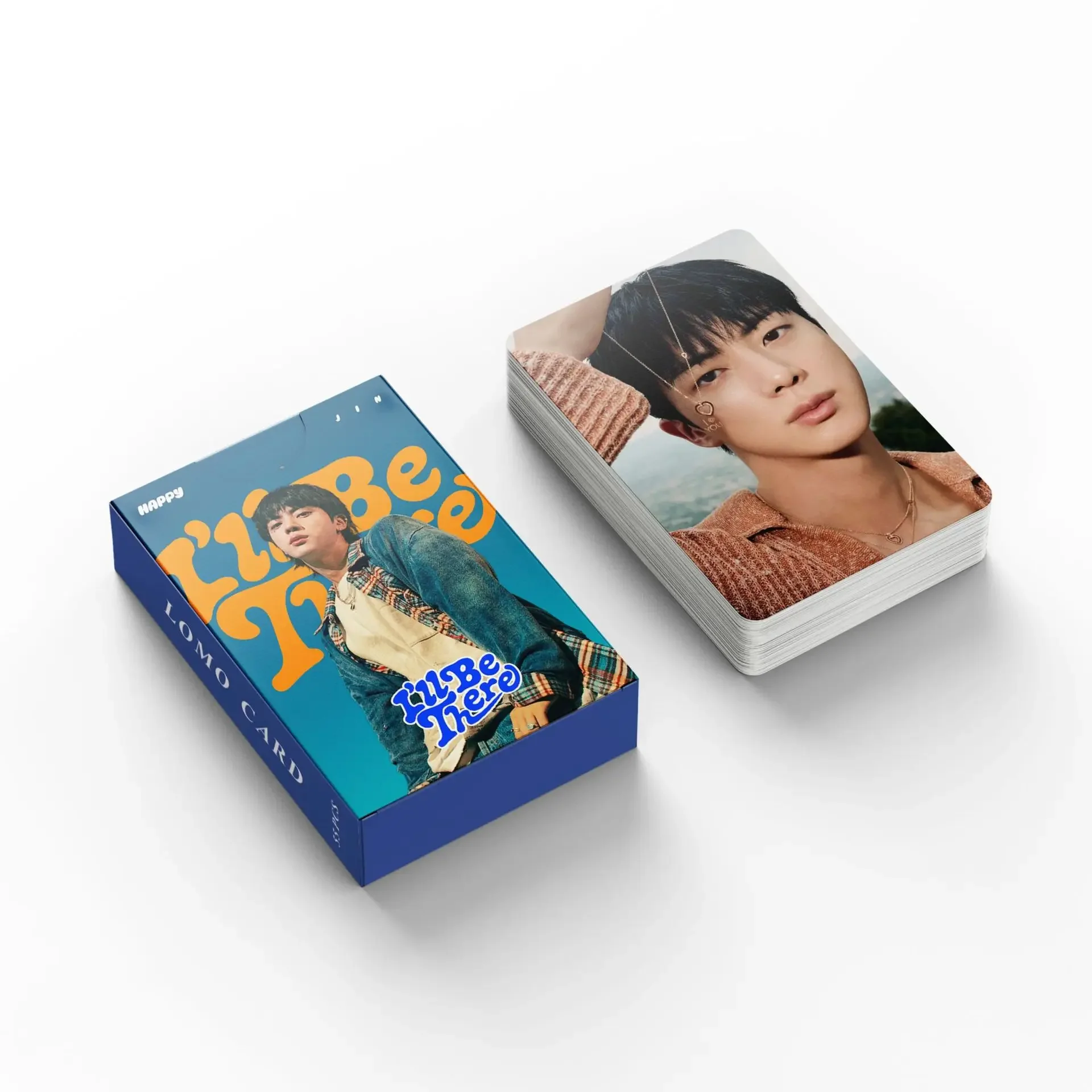 Kpop nuevo 55 unids/set álbum HAPPY Lomo tarjetas JIN tarjetas fotográficas láser postales para colección de Fans regalo