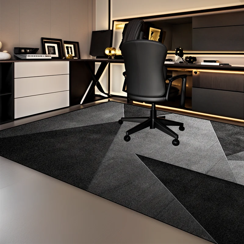 Modern Geometric Bedroom Chair Floor Mats Home Decoration Non-slip Carpets Living Room Luxury Office Area Sofa Big Size Rugs