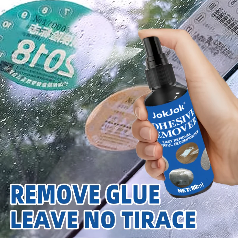 Adhesive Remover Spray For Car Label Sticker Glue Residue Cleaning Fast Acting Decal Tape Remover Tool Safe Cleaning Solution